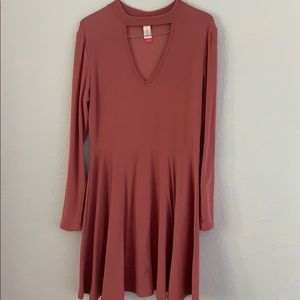 Rose dress very soft and comfortable